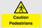 WV5366: Caution Pedestrians