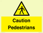 WV5366: Caution Pedestrians