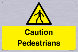 WV5366: Caution Pedestrians