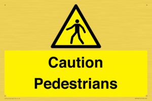 WV5366: Caution Pedestrians