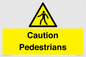 WV5366: Caution Pedestrians