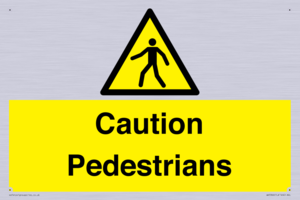 WV5366: Caution Pedestrians