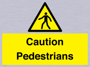 WV5366: Caution Pedestrians
