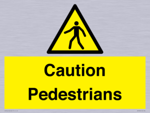 WV5366: Caution Pedestrians