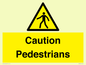 WV5366: Caution Pedestrians