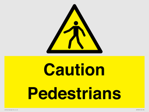 WV5366: Caution Pedestrians