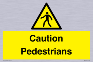 WV5366: Caution Pedestrians