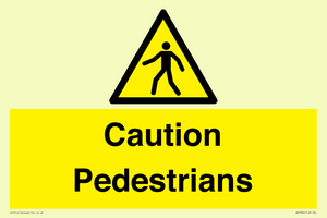 WV5366: Caution Pedestrians
