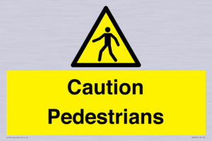 WV5366: Caution Pedestrians