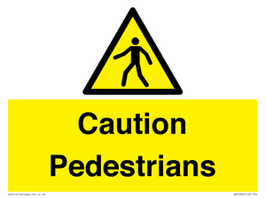 WV5366: Caution Pedestrians