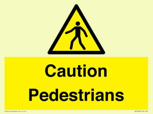 WV5366: Caution Pedestrians