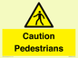 WV5366: Caution Pedestrians