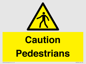 WV5366: Caution Pedestrians
