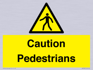 WV5366: Caution Pedestrians