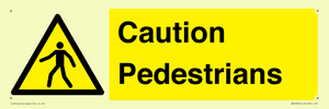 WV5366: Caution Pedestrians