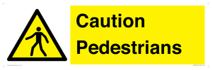 WV5366: Caution Pedestrians
