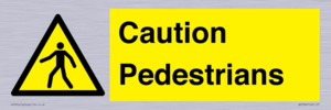 WV5366: Caution Pedestrians
