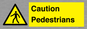 WV5366: Caution Pedestrians