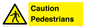 WV5366: Caution Pedestrians