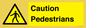 WV5366: Caution Pedestrians