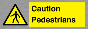 WV5366: Caution Pedestrians