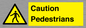 WV5366: Caution Pedestrians