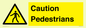 WV5366: Caution Pedestrians