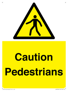 WV5366: Caution Pedestrians