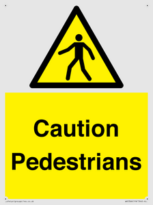 WV5366: Caution Pedestrians