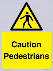 WV5366: Caution Pedestrians
