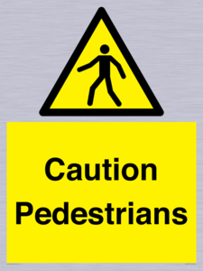 WV5366: Caution Pedestrians