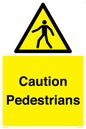 WV5366: Caution Pedestrians