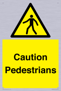 WV5366: Caution Pedestrians