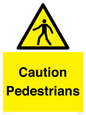 WV5366: Caution Pedestrians