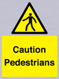 WV5366: Caution Pedestrians