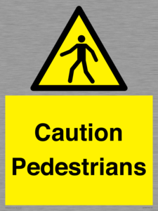 WV5366: Caution Pedestrians