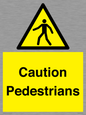 WV5366: Caution Pedestrians