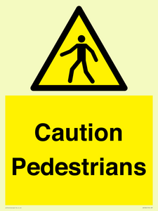 WV5366: Caution Pedestrians