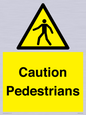 WV5366: Caution Pedestrians