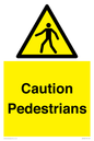 WV5366: Caution Pedestrians
