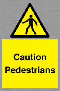 WV5366: Caution Pedestrians