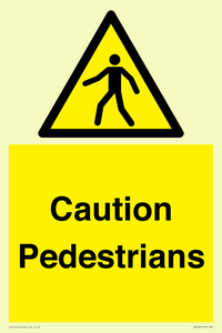WV5366: Caution Pedestrians