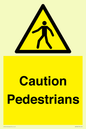 WV5366: Caution Pedestrians