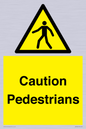 WV5366: Caution Pedestrians