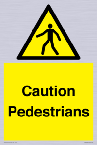 WV5366: Caution Pedestrians