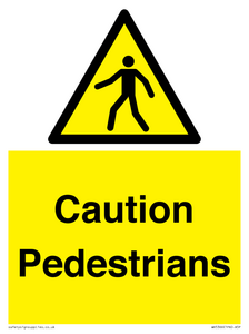 WV5366: Caution Pedestrians