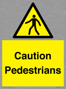 WV5366: Caution Pedestrians