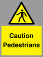 WV5366: Caution Pedestrians