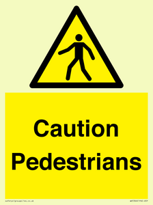 WV5366: Caution Pedestrians