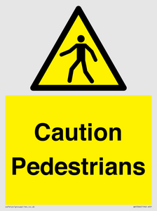 WV5366: Caution Pedestrians